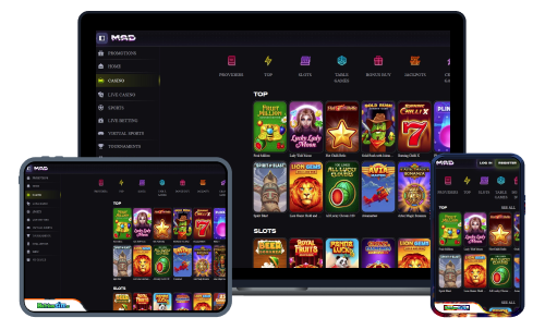 MadCasino casino client — real screenshot 2